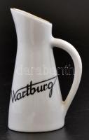 Wartburg feliratos porcelán kiöntő, hibátlan, 10 cm
