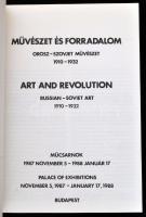 Művészet és forradalom. Orosz-szovjet művészet 1910-1932. Bp., 1988, Műcsarnok. Magyar és angol nyel...