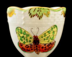 Herendi Viktória tojástartó 4 db Kézzel festett, jelzett, hibátlan.6,5 cm