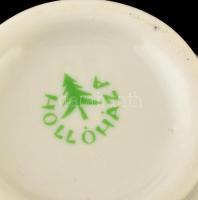 Hollóházi porcelán asztali szett, díszdobozban Idegenforgalmi Propaganda Kiadóvállalat felirattal. J...