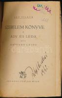 Hatvany Lajos: Ady világa. IV. Szerelem Könyve II. köt. Ady és Léda. Wien,(1924),Pegasus, 2+83-191+1 p. Papírkötés.
