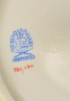 Herendi VIktória mintás gyertyatartó. Kézzel festett, jelzett, hibátlan. m 19 cm