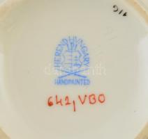 Herendi Viktória mintás tejkiöntő. Kézzel festett, jelzett, hibátlan  m 9 cm