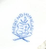 Herendi Viktória mintás fogpiszkáló tartó. Kézzel festett, jelzett, hibátlan 5,5 cm