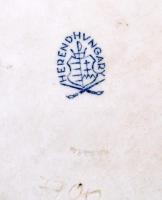 Herendi Apponyi mintás hamutartó, kézzel festett, hibátlan, jelzett, d:15 cm