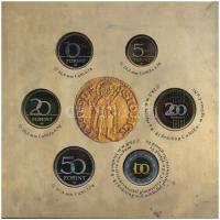 2012. 5Ft-200Ft (6xklf) forgalmi szett "Az első magyar aranyforint" + I. Károly aranyforin...