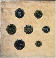 2005. 1Ft-100Ft (7xklf) forgalmi sor szettben + 2005. 10Ft "József Attila" T:BU Adamo FO39