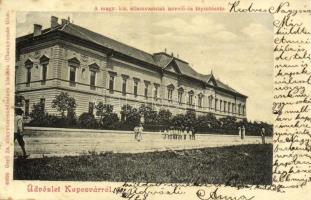1902 Kaposvár, Magy. kir. államvasutak nevelő és tápintézete. Gerő Zs. kiadása