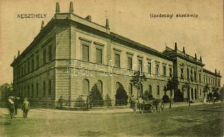 1924 Keszthely, Gazdasági akadémia. Gál testvérek kiadása