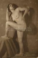 Erotic nude lady. photo