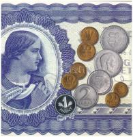 2006. 1Ft-100Ft (8xklf) forgalmi sor szettben, benne 1946-os 1Ft Ag "Hatvanéves a Forint" ...