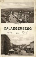 1929 Zalaegerszeg, Széchenyi tér, Piac, Reisinger üzlete (fl)