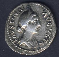 Római Császárság Faustina Minor 139-176. Denár Ag T:3+