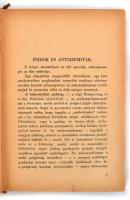 Székely Béla: Az antiszemitizmus és története. Bp.,1936,Tabor, (Hungária-ny.),382+1 p. Kiadói kopott...