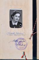 cca 1900-1950 Nagy okmány hagyaték tétel, sok igazolvány, bizonyítvány, tagsági igazolvány és egyéb ...