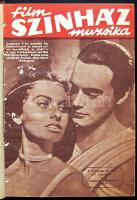 1954-57 A Film Szinház Muzsika számai bekötve hibátlan állapotban