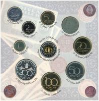 1997. 50f-200Ft (10xklf) forgalmi sor, benne 200Ft Ag "Deák", karton díszcsomagolásban T:B...