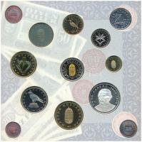 1997. 50f-200Ft (10xklf) forgalmi sor, benne 200Ft Ag "Deák", karton díszcsomagolásban T:B...