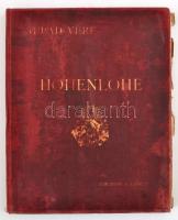 Zarándy A. Gáspár:Árpád vére. Hohenlohe. Dedikált! Bp., 1904, Hornyánszky Viktor csász. és Kir. Udva...