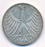 NSZK 1969G 5M Ag T:2 
FRG 1969G 5 Mark Ag C:XF
Krause KM#112.1