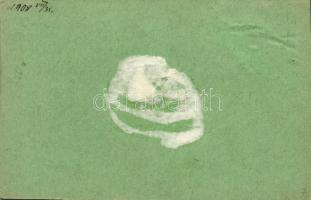 1908 Menyháza, Monyásza, Moneasa; Özv. Andrényi Károlyné villája / villa (non PC) (ragasztónyom / gl...