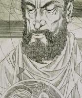 Kass János (1927-2010): Híres orvosok. 6 db-os rézkarc sorozat. Rézkarc, papír, jelzett a dúcon.19x9...