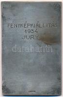 1934. "Pénzintézeti Sportegyletek Szövetsége 1912 / Fényképkiállítás 1934 Jury" ezüstözött...