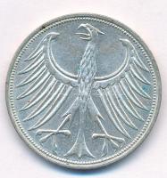 NSZK 1972F 5M Ag T:2,2- 
FRG 1972F 5 Mark Ag C:XF,VF
Krause KM#112.1