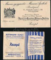 6 db különböző gyógyszertári receptboríték