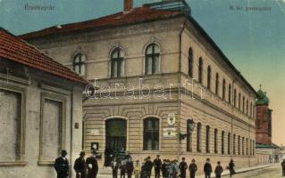 Érsekújvár, Nové Zámky; M. kir. posta, zsinagóga / post office, synagogue (r)