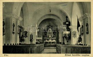 1947 Vörs, Római katolikus templom, belső (EK)