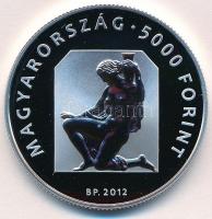 2012. 5000Ft Ag "Reményi József születésének 125. évfordulója" tanúsítvánnyal T:PP