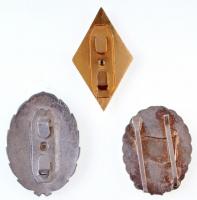 DN "Zrínyi Miklós Katonai Akadémia" zománcozott fém jelvény (33x46mm) + DN "Zalka Mát...