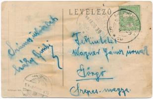 1908 Márkusfalva, Márkusfalu, Márkus-Csépánfalu, Marksdorf, Markusovce; kastély. Kiadja Feitzinger E...