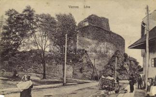 1917 Léva, Levice; vár. Kiadja Schulcz Ignác / Levicky hrad / castle (EM)