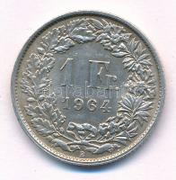Svájc 1964B 1Fr Ag T:1- Switzerland 1964B 1 Franc Ag C:AU