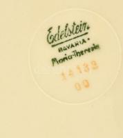 Edelstein Bavaria porcelán süteményes tál, 6 db, matricás, jelzett, kis kopásnyomokkal, d: 20 cm