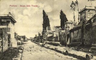 1913 Pompei, Strada delle Tombe / tomb street (Rb)