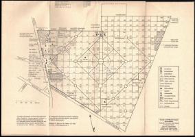 Budapesti Városvédő Egyesület által kiadott 3 db temetői térkép