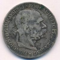 Ausztria 1900. 5K Ag "Ferenc József" T:3 patina  Austria 1900. 5 Corona Ag "Franz Joseph" C:F patina Krause KM#2807