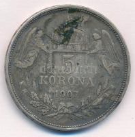 1907KB 5K Ag "Ferenc József" T:3 patina, karc
Adamo K7