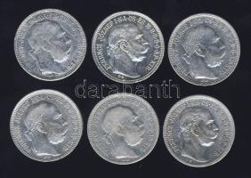 1893-1915. 1K Ag (6x) T:2/3,3