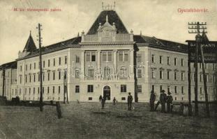 1909 Gyulafehérvár, Karlsburg, Alba Iulia; Törvényszéki palota. Kiadja Weiss Bernát / court palace (EK)