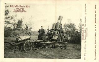 Kriegsbildkarte Nr. 40. Die 30,5 cm Mörser in Russisch-Polen / K.u.K. (Austro-Hungarian) military, mortar cannon