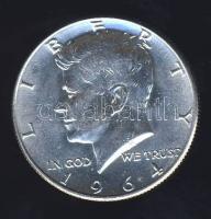 USA 1964. 1/2$ Ag "Kennedy" T:2