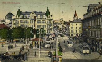 Graz, Jakominiplatz / square, trams (Rb)