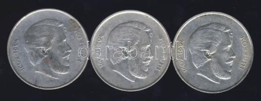 1947. 5Ft Ag "Kossuth" (3x) T:3