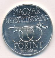 1986. 500Ft Ag "Budavár visszavétele 1686" T:BU Adamo EM97