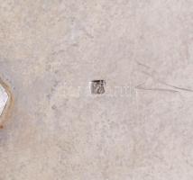 Alpakka ételmelegítő, jelzett, 27×17 cm