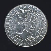 Csehszlovákia 1948. 100K Ag "Károly Egyetem 600. évfordulója" T:2/2+